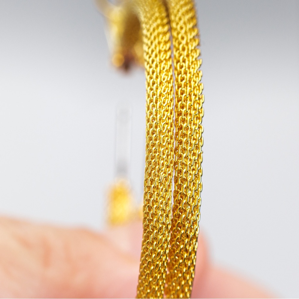 Tube hoop earrings textured diamond cut look gold tone lever back earrings Mixit - Picture 8 of 12